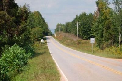 SC Highway 8 from the Pumpkintown Marker image. Click for full size.