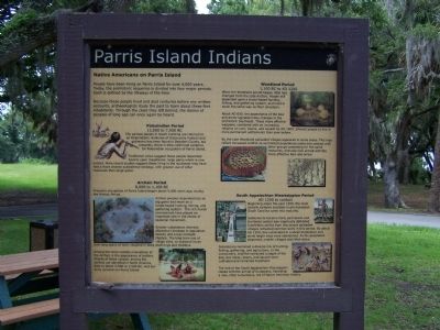Parris Island Indians Marker. Click for full size. Parris Island Indians Marker image. Click for full size.