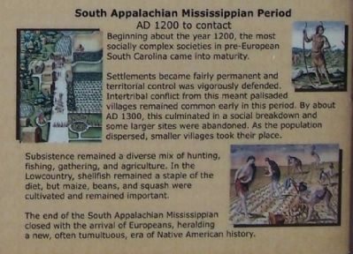 Lower right side pictures; South Appalachian Mississippian Period image. Click for full size.