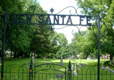New Santa Fe Cemetery. Click for full size. New Santa Fe Cemetery image. Click for full size.