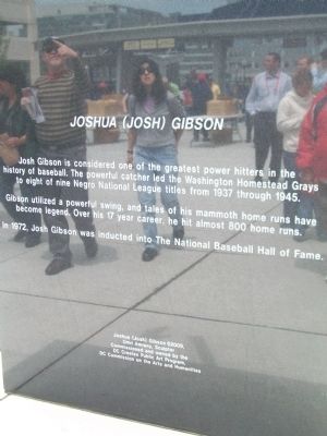 Joshua (Josh) Gibson Marker image. Click for full size.