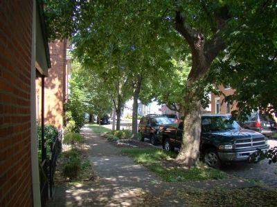 A Shady Sidewalk in German Village image. Click for full size.