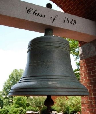 Old Tillman Hall Bell image. Click for full size.