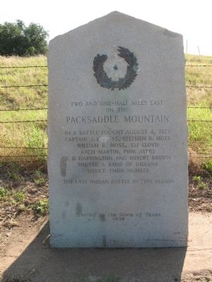 Packsaddle Mountain Marker image. Click for full size.
