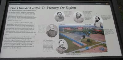 The Onward Rush to Victory or Defeat Marker image. Click for full size.