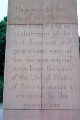 Northwest Ordinance Sesquicentennial Column. Click for full size. Northwest Ordinance Sesquicentennial Column image. Click for full size.