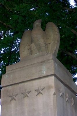 Northwest Ordinance Sesquicentennial Column Eagle. Click for full size. Northwest Ordinance Sesquicentennial Column Eagle image. Click for full size.