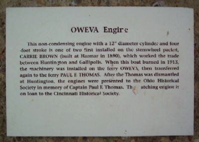OWEVA Engine Marker image. Click for full size.