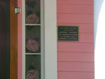 The Pink House. Click for full size. The Pink House image. Click for full size.