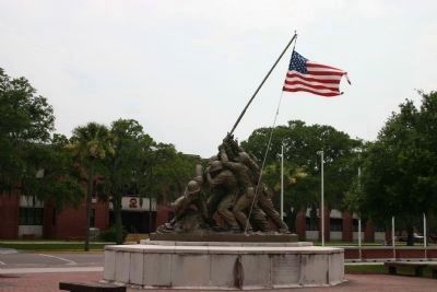 Iwo Jima Monument, Parris Island US Marine Corps Recruit Depot image. Click for full size.