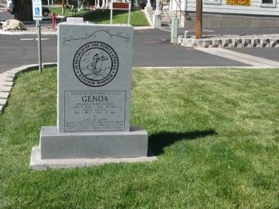 Wide View of Front of Marker. Click for full size. Wide View of Front of Marker image. Click for full size.