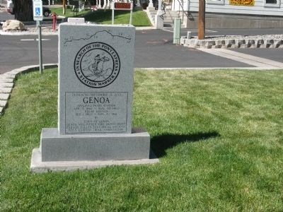 Wide View of Front of Marker image. Click for full size.