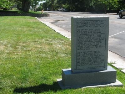 Wide View of Back of Marker. Click for full size. Wide View of Back of Marker image. Click for full size.