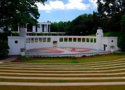 Outdoor Theater (Amphitheater) (1860)<br>Clemson University Historic District #2 image. Click for full size.