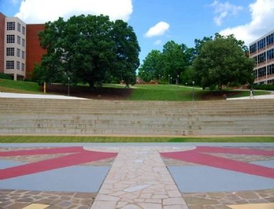 Outdoor Theater (Amphitheater) Seating <br>Clemson University Historic District #2 image. Click for full size.