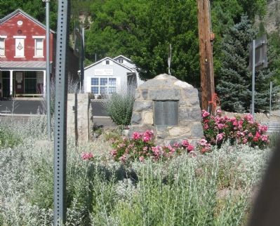 Nevada’s First Newspaper Marker. Click for full size. Nevada’s First Newspaper Marker image. Click for full size.