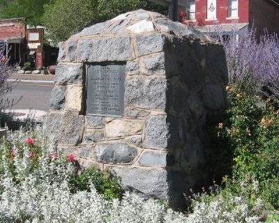 Nevada’s First Newspaper Marker. Click for full size. Nevada’s First Newspaper Marker image. Click for full size.