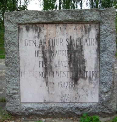 First Governor of the North West Territory Marker. Click for full size. First Governor of the North West Territory Marker image. Click for full size.
