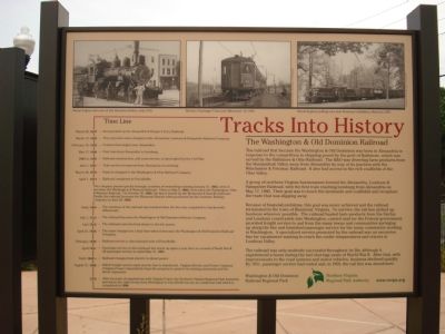 Tracks Into History Marker image. Click for full size.