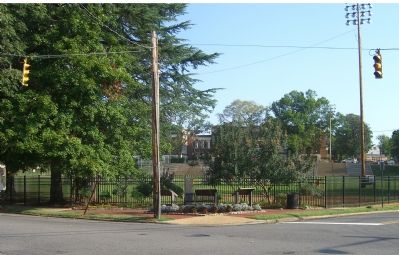 The Canal Ditch: Confederate Moat Marker. Click for full size. The Canal Ditch: Confederate Moat Marker image. Click for full size.