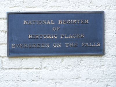 National Register Marker on Building. Click for full size. National Register Marker on Building image. Click for full size.