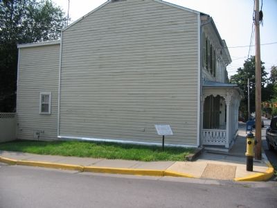 Fairfax Lane Side of the Lot, with Marker beside the Street image. Click for full size.