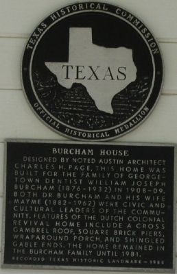 Burcham House Marker image. Click for full size.