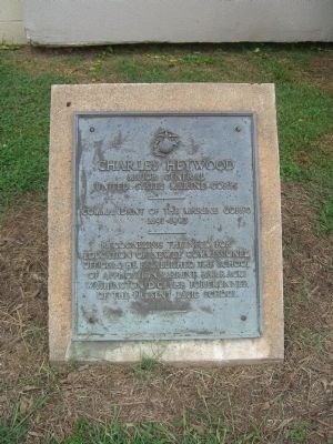 Heywood Hall Marker. Click for full size. Heywood Hall Marker image. Click for full size.