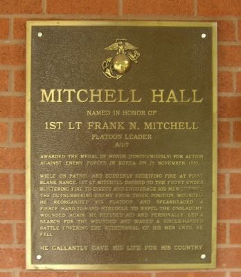 Mitchell Hall Marker image. Click for full size.