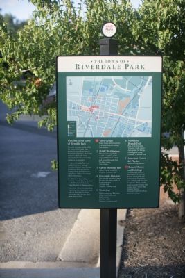 The Town of Riverdale Park Marker. Click for full size. The Town of Riverdale Park Marker image. Click for full size.