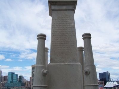 Rear of Monument image. Click for full size.
