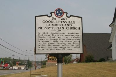 Goodlettsville Cumberland Presbyterian Church - Taken Facing North image. Click for full size.