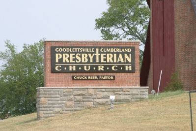 Goodlettsville Cumberland Presbyterian Church Sign image. Click for full size.