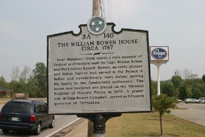 William Bowen House - Taken Facing East image. Click for full size.