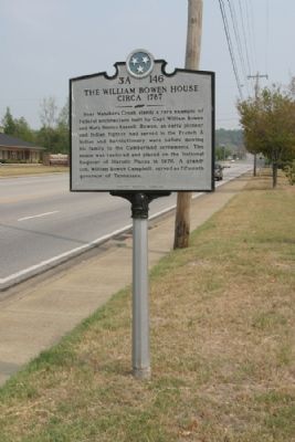 William Bowen House - Taken Facing East. Click for full size. William Bowen House - Taken Facing East image. Click for full size.
