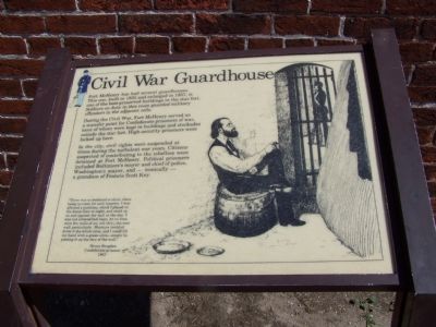 Civil War Guardhouse Marker image. Click for full size.