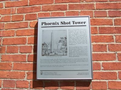 Phoenix Shot Tower Marker image. Click for full size.