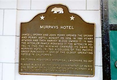 Mitchler Hotel Marker image. Click for full size.