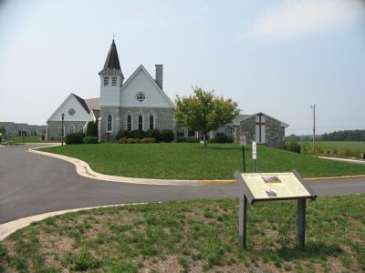 Opequon Presbyterian Church. Click for full size. Opequon Presbyterian Church image. Click for full size.