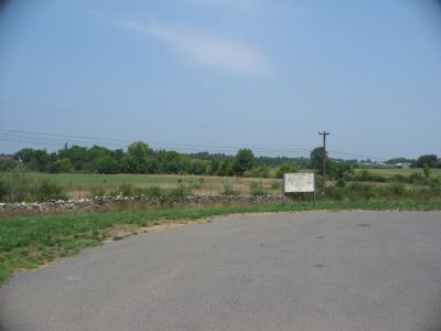 Looking North Past the Marker towards Prichard's Hill image. Click for full size.