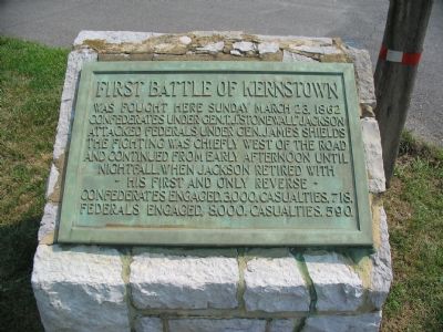 First Battle of Kernstown Marker image. Click for more information.