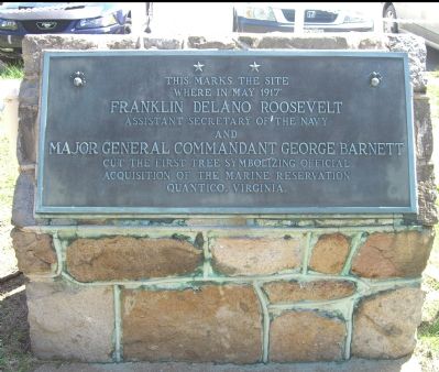 Acquisition of Quantico Marine Reservation Marker image. Click for full size.
