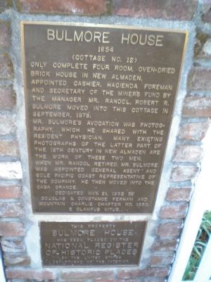 Bulmore House Marker. Click for full size. Bulmore House Marker image. Click for full size.