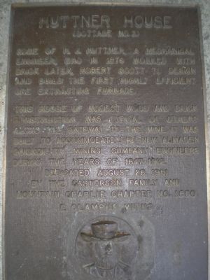Hunter House marker. Click for full size. Hunter House marker image. Click for full size.