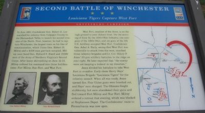 Second Battle of Winchester Marker image. Click for full size.