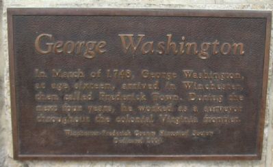 George Washington Marker. Click for full size. George Washington Marker image. Click for full size.