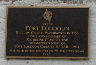 Site of Fort Loudoun Marker image. Click for full size.