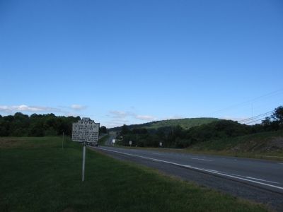 Marker B 19 beside Northwestern Pike. Click for full size. Marker B 19 beside Northwestern Pike image. Click for full size.