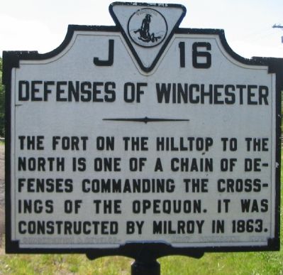 Defenses of Winchester Marker. Click for full size. Defenses of Winchester Marker image. Click for full size.