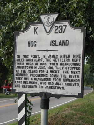 Hog Island Marker. Click for full size. Hog Island Marker image. Click for full size.